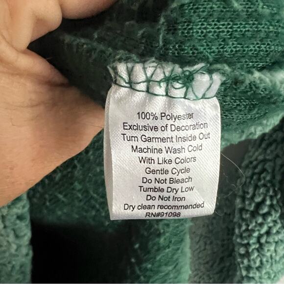 Boxercraft Sherpa Quarter Zip Pullover Green XL - Picture 8 of 9